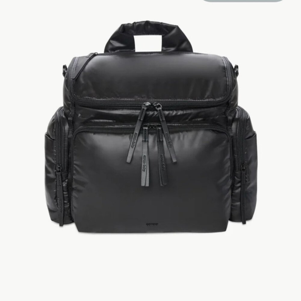 Caraa Baby Medium Nylon Diaper Bag – Black (Unisex)